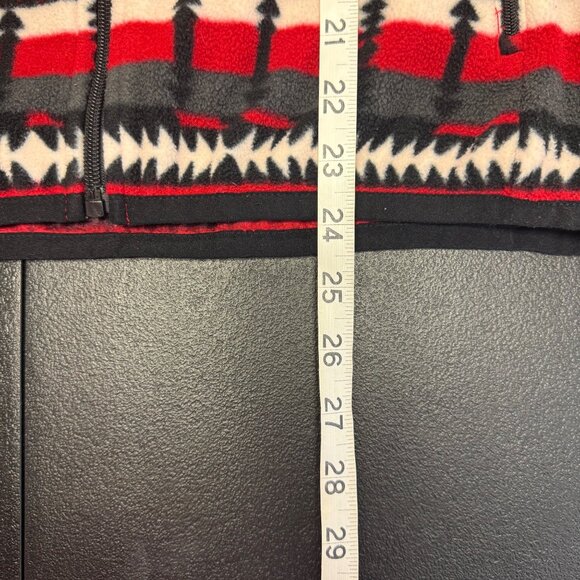 Lauren Ralph Lauren Active Red Native Womens Full Zip Jacket Size M Tribal Aztec - Picture 6 of 11